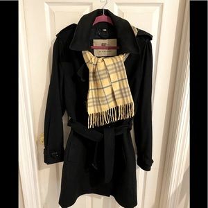 Georgeous Black, Burberry wool trench coat